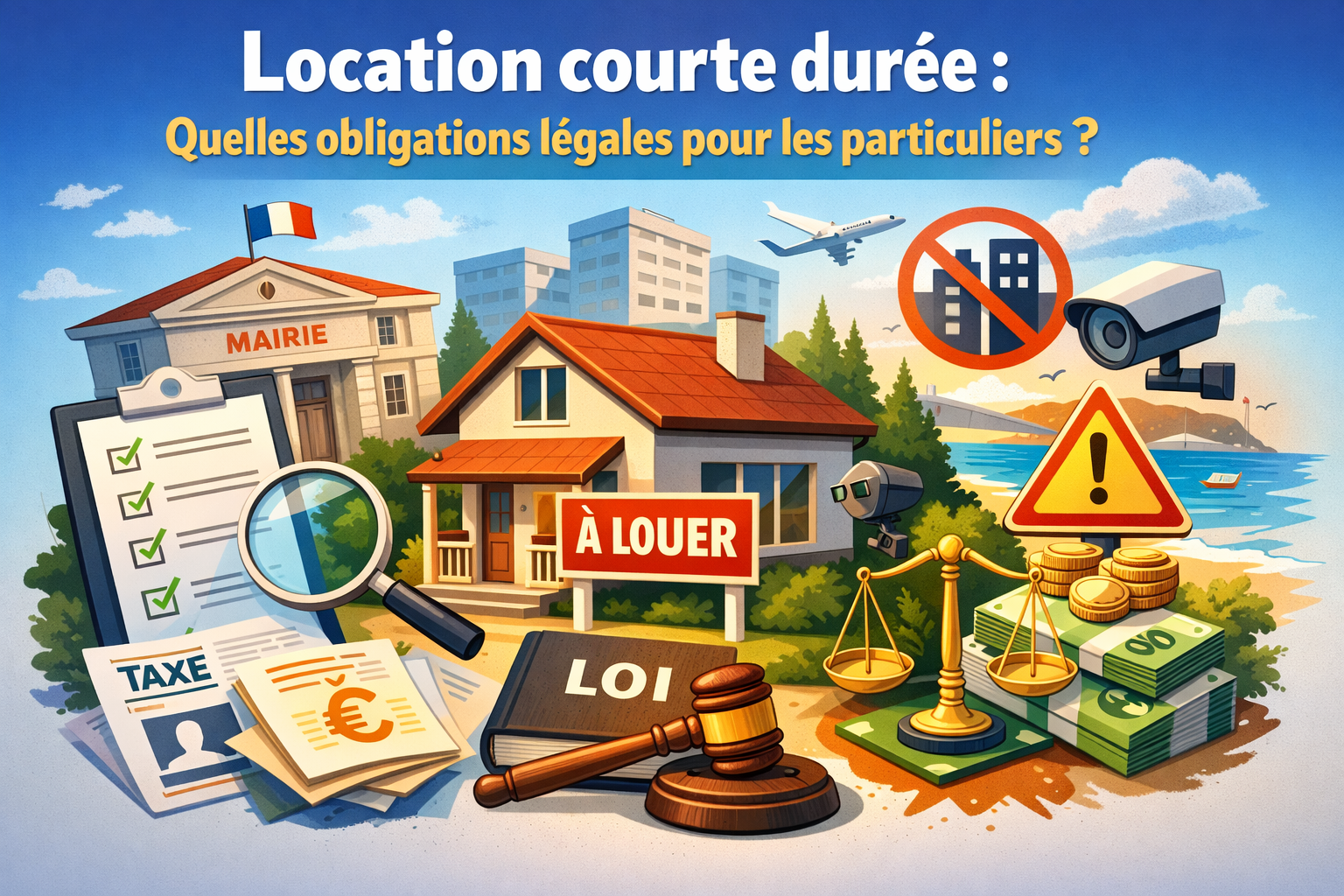 Location courte durée : quelles obligations légales pour les particuliers ?
